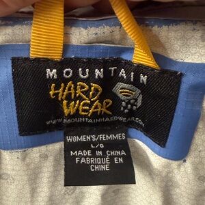 Mountain Hardwear Blue Rain Jacket Women’s Large